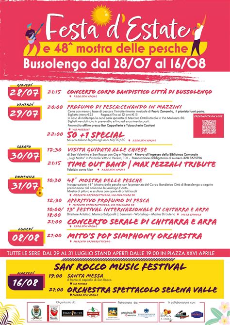 Bussolengo Si Prepara Per La Festa DEstate E La Mostra Delle Pesche