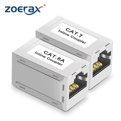 Zoerax Courempla Ant Rj45 Blind C Ble Ethernet En Ligne Adaptateur D Extension Ethernet Femelle