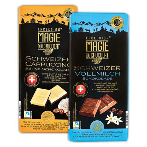 Excelsior Magie Du Chocolat Schweizer Tafelschokolade Von Norma Ansehen