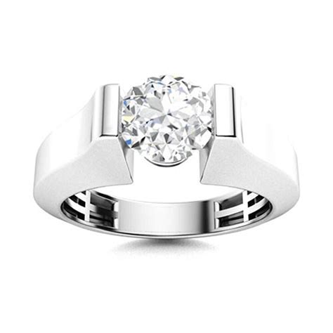 Alliance En Diamant Taille Ronde 1 Carat Cr E En Laboratoire Pour