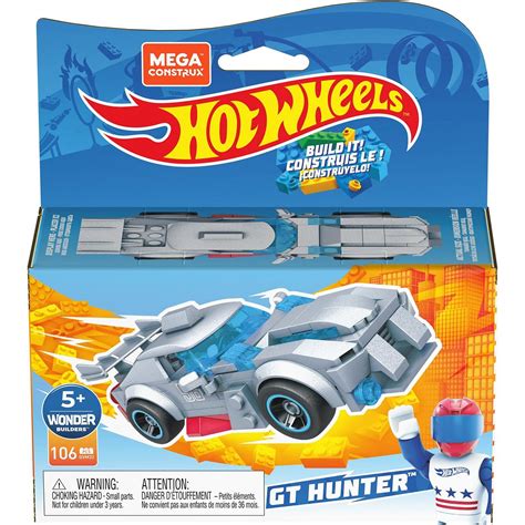 Конструктор Mega Construx Hot Wheels Машинка гоночная Gt Хантер Gvm32