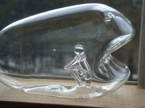 Blown Glass Whale Etsy