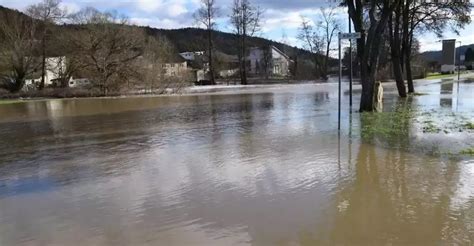 Regen und Schneeschmelze sorgten im Vilstal für Hochwasser Deutschland