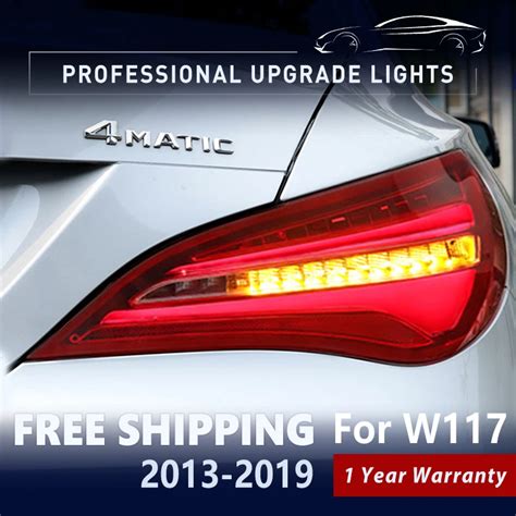 Car Styling LED Taillights Asembly For Benz CLA W117 2013 2019 Plug And