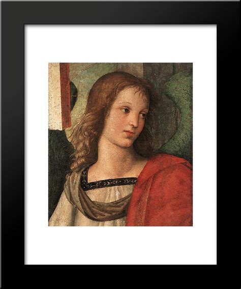 Angel Fragment Of The Baronci Altarpiece 20x24 Framed Art Print By