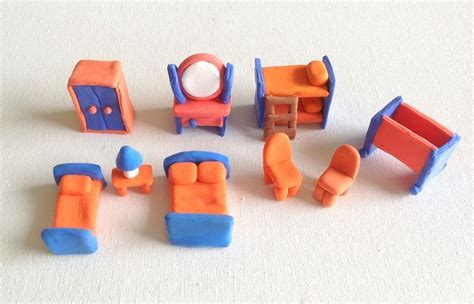 DIY Miniature Polymer Clay Furniture Polymer Clay Miniatures Easy