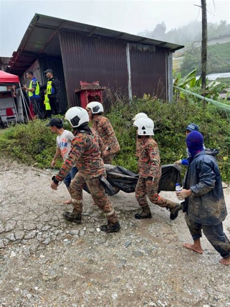 Tanah Runtuh Blue Valley Cameron Highlands Lima Mangsa Disahkan Warga