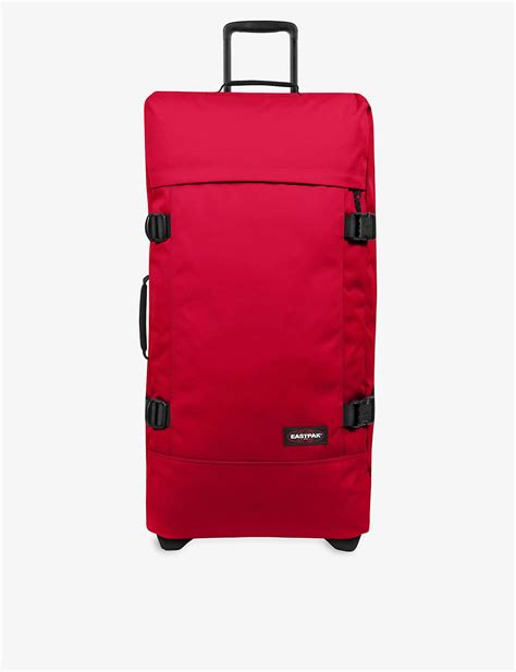 Eastpak Tranverz Large Four Wheel Shell Suitcase 79cm In Red Lyst