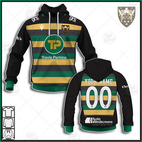 Personalised Premiership Rugby Northampton Saints 2021 Home Jersey - YourGears