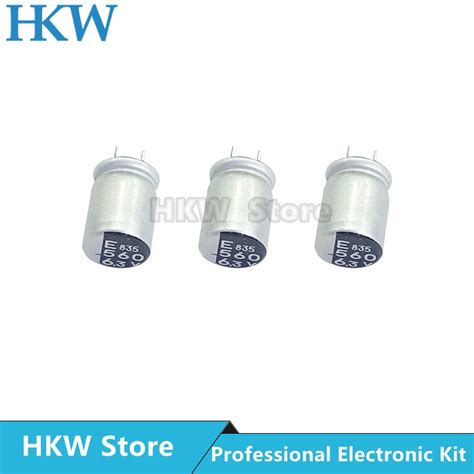 Capacitor Low Esr Nippon Inductors 10pcs 560uf 6 3v 6x8mm Series