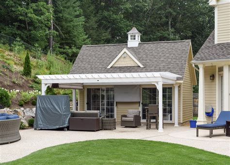 A Swan Custom Pool House in Wayland, MA | Baystate Outdoor Personia