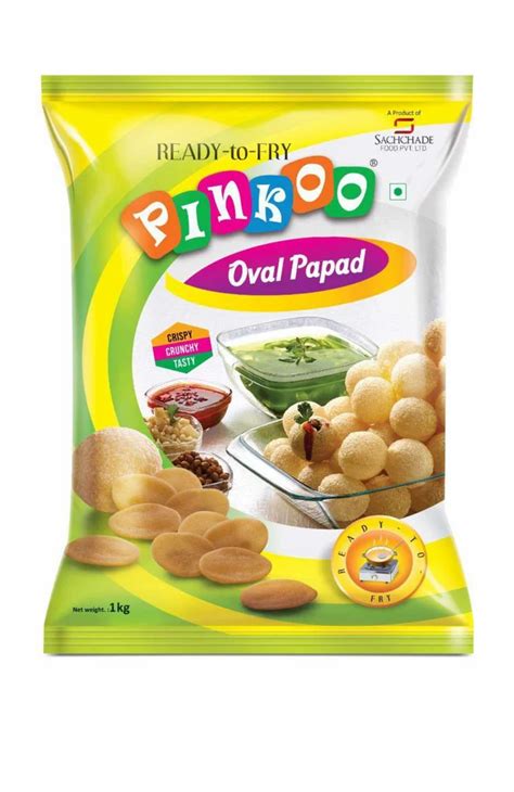 Pinkoo Papad Ready To Fry Pani Puri Packaging Size G At Rs Kg