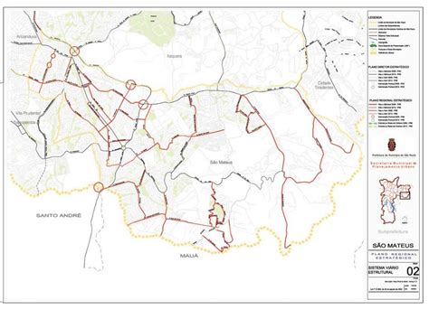 S O Mateus S O Paulo Estradas Do Mapa Mapa De S O Mateus S O