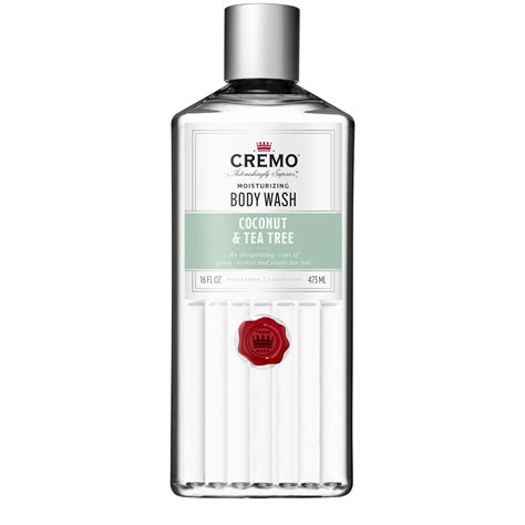 Cremo Men S Body Wash Coconut Tea Tree Scent 16 Fl Oz All Skin Types