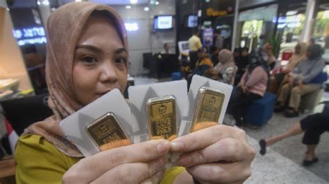 Naik Rp 10 Ribu Harga Emas Antam Hari Ini Jadi Rp 1 409 000 Per Gram