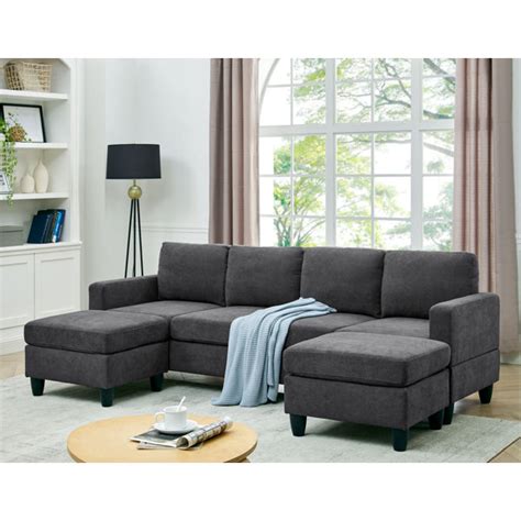 Latitude Run Piece Upholstered Chaise Sectional Reviews Wayfair