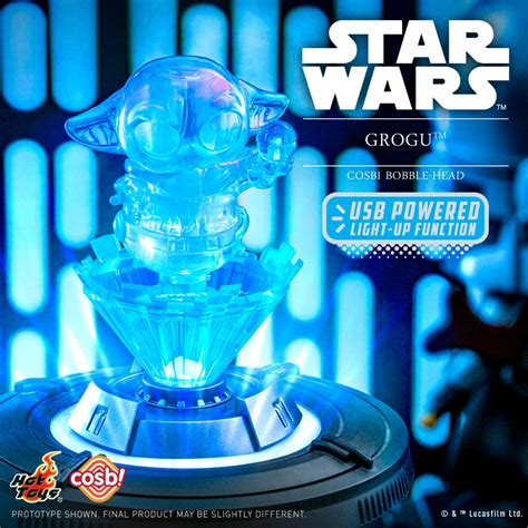Hot Toys Blind Box ฟกเกอร ของสะสม CBX179 Star Wars Hologram Cosbi Collection มระบบไฟ LED