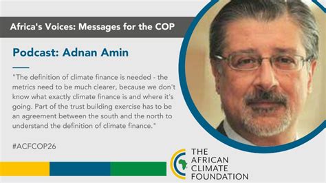 Adnan Amin The African Climate Foundation