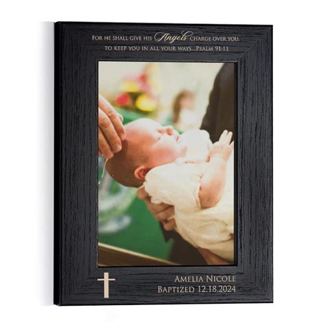 Personalized Baptism Picture Frame | Lifetime Creations