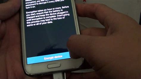 Samsung Galaxy S5 How To Encrypt The Phones Data Youtube