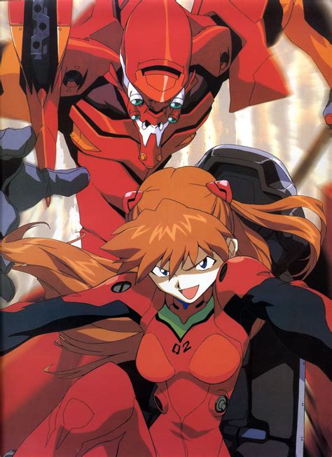 Neon Genesis Evangelion Asuka Langley Soryu Eva Unit Neon