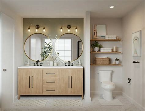 Before After Modern Farmhouse Bathroom Design Decorilla Online