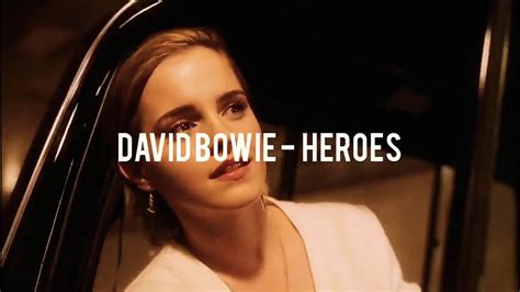 David Bowie - Heroes (Lyrics) - YouTube