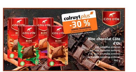 Offre Bloc Chocolat C Te D Or Chez Colruyt