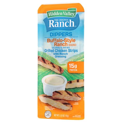 Hidden Valley Chicken Strip Dippers - Buffalo Style Ranch - Shop Snack