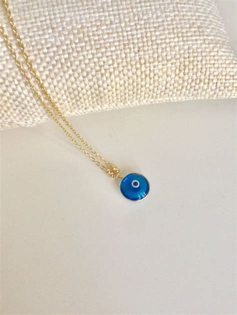 Evil Eye Necklace, Turkish Jewelry, Blue Eye Charm, Nazar, Glass Evil ...