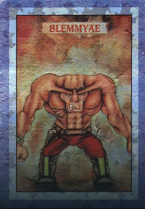 A Card With An Image Of A Wrestler On It