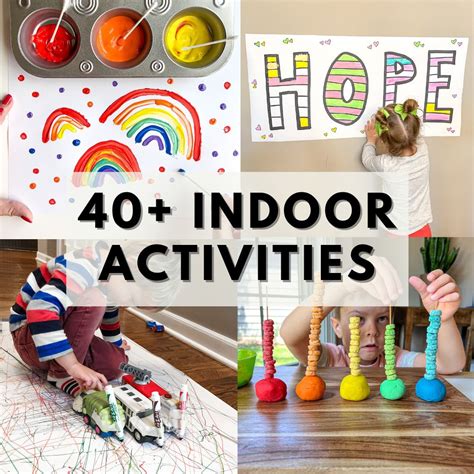 Activities To Do with 3 Year Olds: 40 Awesome Indoor Activities - LOW ...