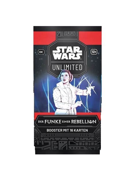 STAR WARS UNLIMITED DER FUNKE EINER REBELLION BOOSTER DE 5 00