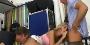 Hot Blonde Monica Lion Gym DP Tnaflix