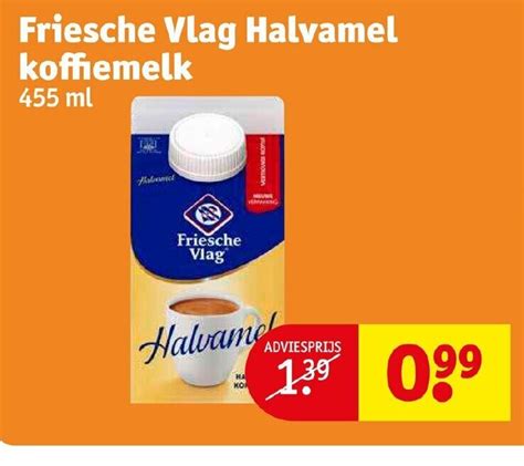 Friesche Vlag Halvamel Koffiemelk Ml Aanbieding Bij Kruidvat