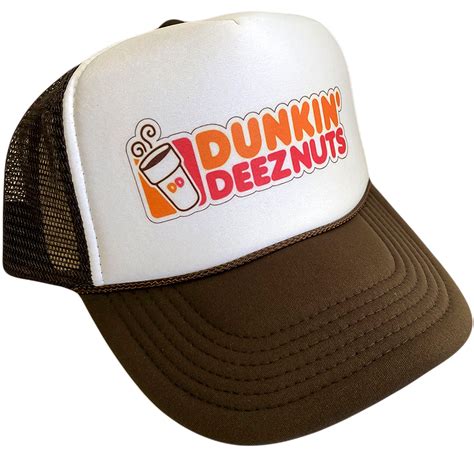 Dunk N Deez Nuts Hat Dunk N Donuts Parody Hat Deez Nuts Cap Dunk N Deez Nuts Trucker Hat