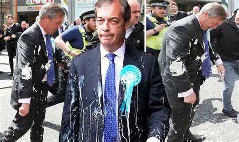 Nigel Farage milkshake attack: Man charged with common assault ...