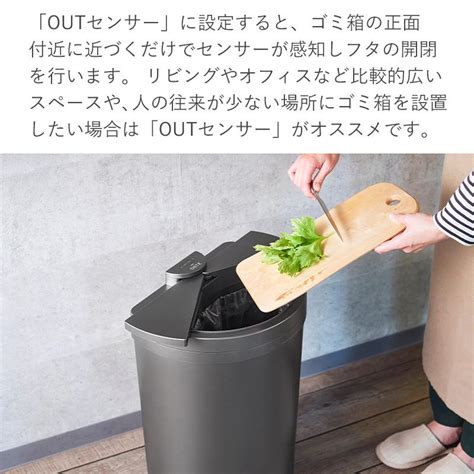 Dietz ゴミ箱 ディーツ 自動センサー式 自動開閉 30l 電池 ダストボックス フットセンサー式ゴミ箱 便利 台所 リビング キッチン