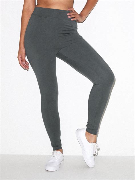 Cotton Spandex Jersey High Waist Leggings American Apparel