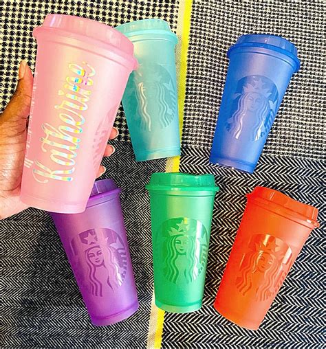 Summer Starbucks Hot Cup Personalized Starbucks Cup Reusable Coffee Cup Coffee Tumbler