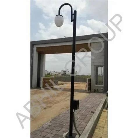 mild steel dual arm modern designer pole  highway   rs