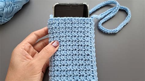 ฺbeautiful Crochet Phone Bag Tutorial 2hdc Stitch Step By Step Crochet Tutorial In 2024