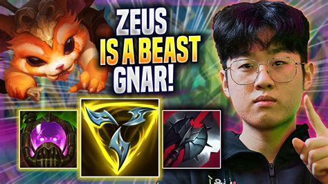 Zeus Is A Beast With Gnar T Zeus Plays Gnar Top Vs Lee Sin