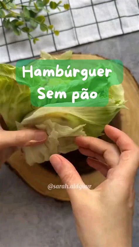 Hambúrguer Sem Pão Lanche Fácil E Saudável Clique Para Conhecer Mais