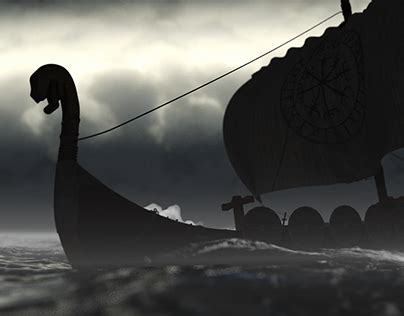 viking longship projects   logos illustrations