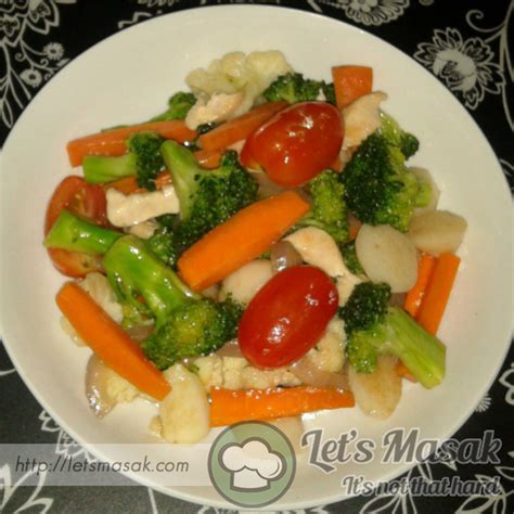 Sayur Campur Simple Recipe | LetsMasak