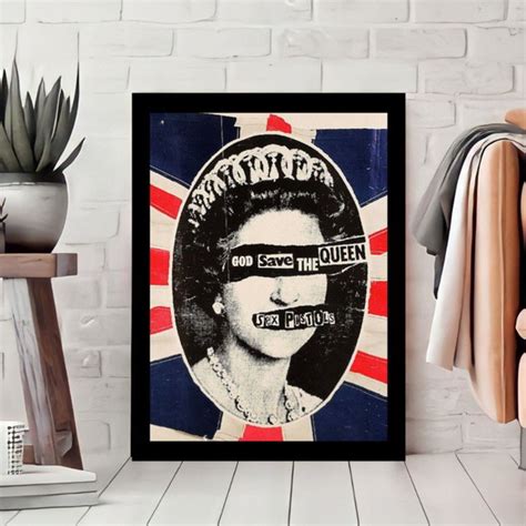 Quadro Decorativo Sex Pistols Rock N Roll Elo