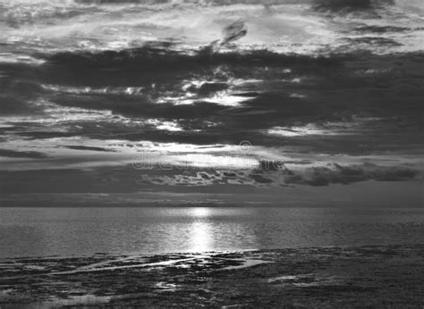 Heavy Storm Clouds at Sunset Stock Image - Image of romance, beach ...