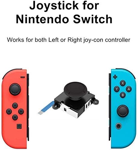 New Version Joycon Joystick Replacement 4 Pack 3D Analog Joystick Joy