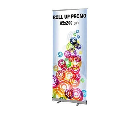 Pack Stand Publicitario Mostrador Curvo 2 Roll Ups Pluscolor